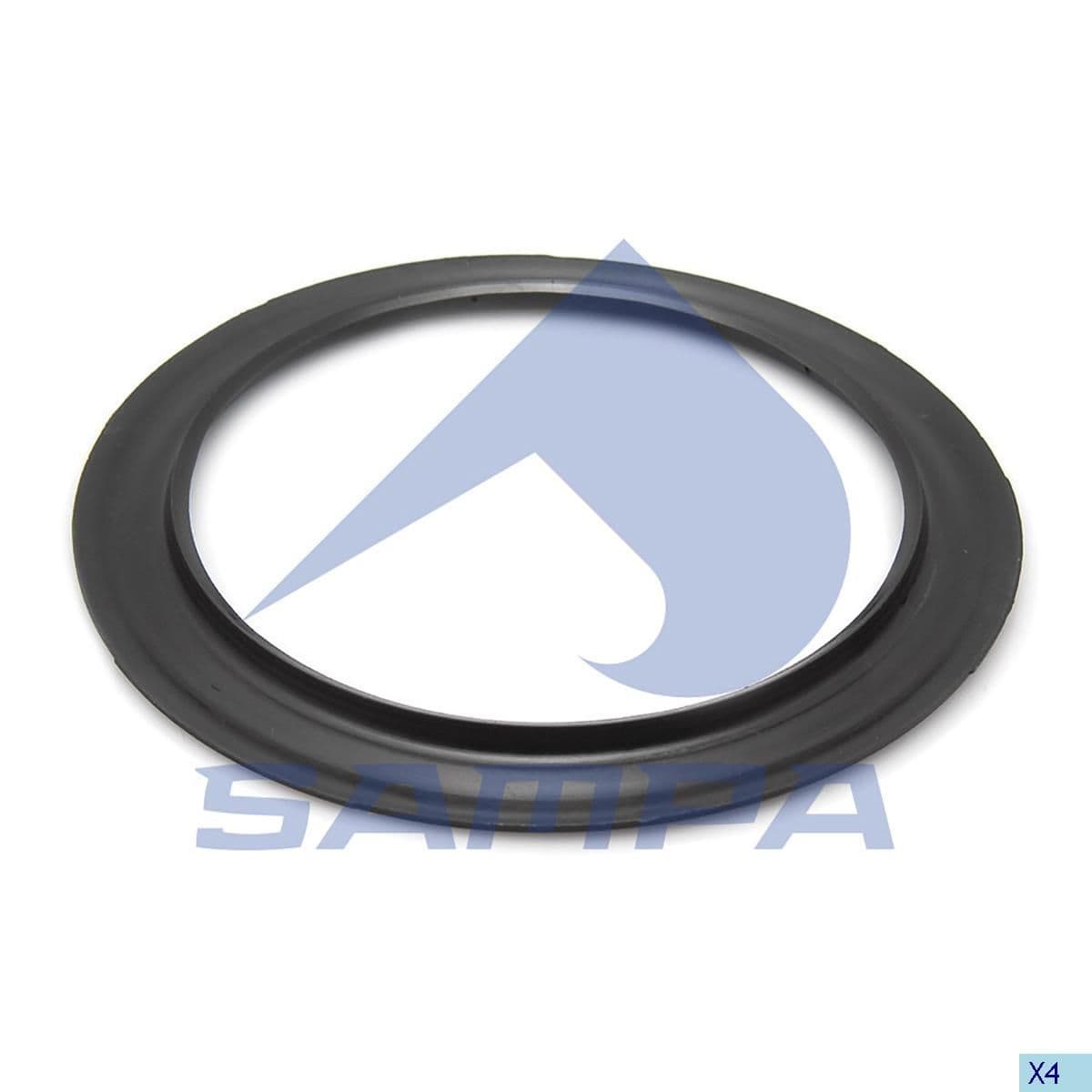 Сальник ступицы BPW ECO Plus 8-9t 122x160x8.7 070.224 SAMPA