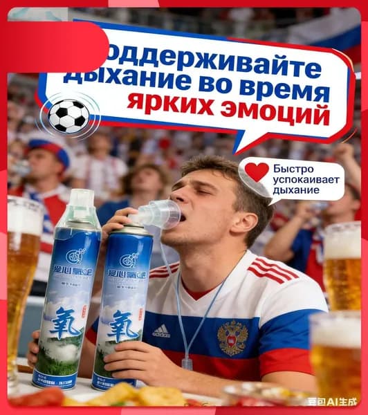 Умный кислородный баллончик, 2 шт, портативный источник чистого кислорода для дыхания, спорт, путешествия и отдых