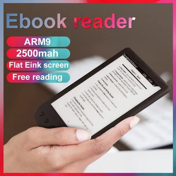 6" Электронная книга, разноцветный