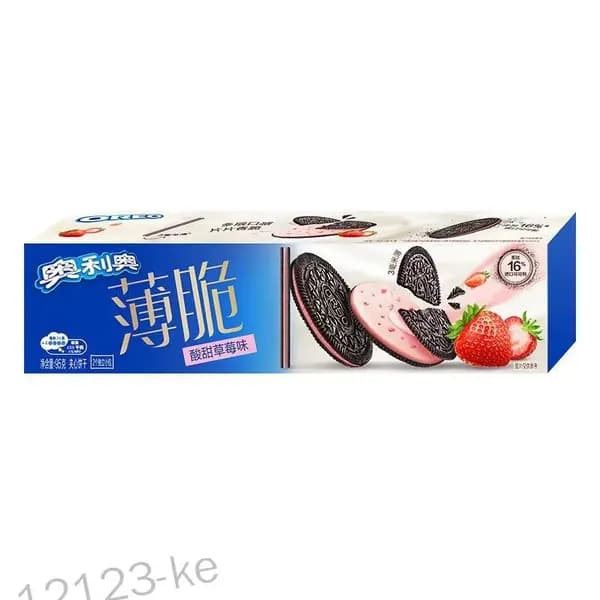 Новый продукт Oreo - хрустящее печенье для сэндвичей, коробка 95 г, ультратонкое печенье, послеобеденный чай, повседневные закуски