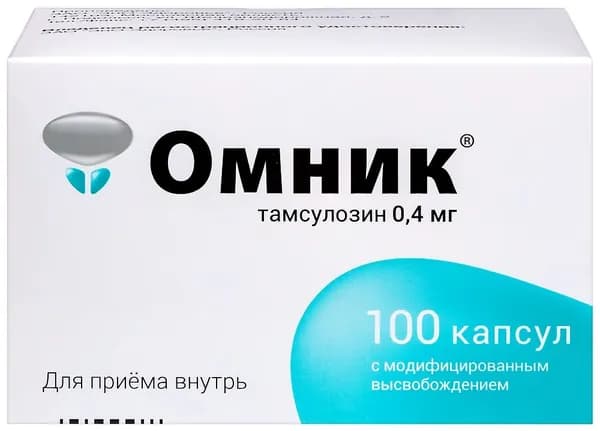 Омник, капсулы 0.4 мг, 100 шт.
