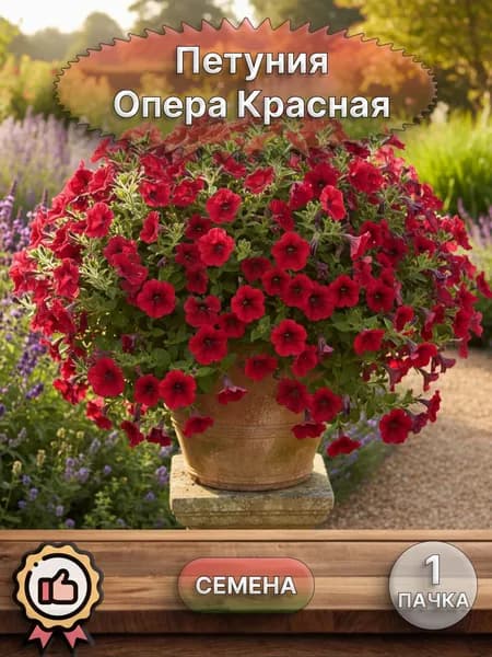Петуния Опера Красная, семена 10 шт