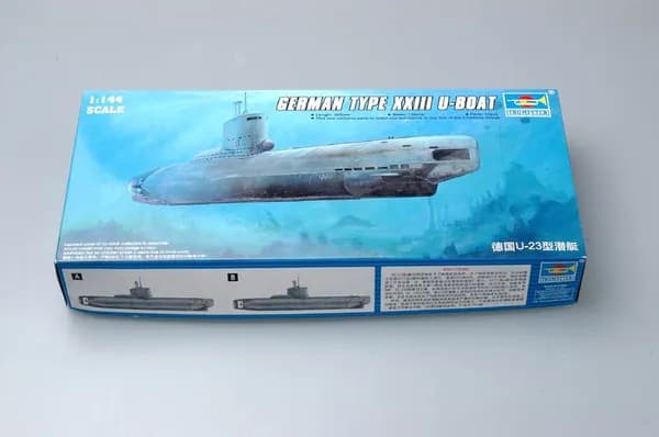 Trumpeter 05908 1/144 Немецкая подводная лодка типа 23 Модель сборки судна