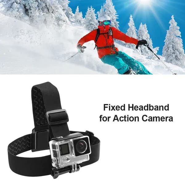 Регулируемая противоскользящая головная повязка для экшн-камер GoPro, DJI, SJCAM, Xiaomi Yi
