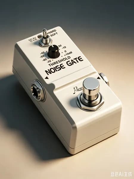 Rowin LN-319 Noise Gate, педаль эффектов для гитары с подавлением шума, 2 рабочих режима, истинный байпас, корпус из алюминиевого сплава, аксессуар для гитары