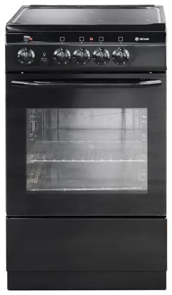 de luxe 523600 Плита электрическая 506004.04ЭС 031 черный, конфорок 4 шт, духовка 60 л, 50 см x 87 см x 60 см