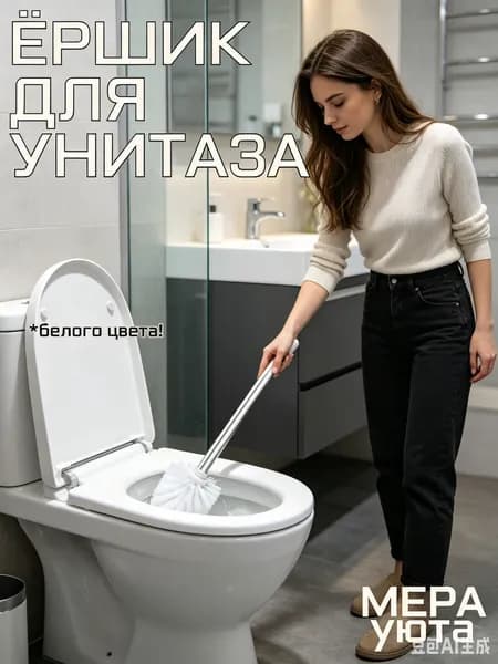 Насадка на ершик для унитаза, 1 шт