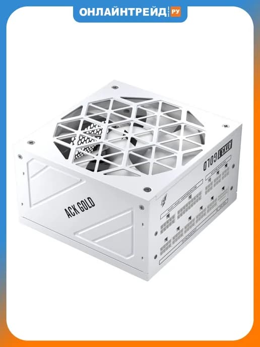 Блок питания ACK 850W, 80+Gold, белый