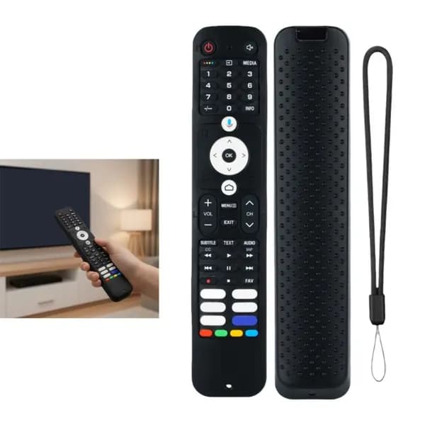 Подходит для пульта дистанционного управления Haier TV HTR U32G силиконовый защитный чехол-черный