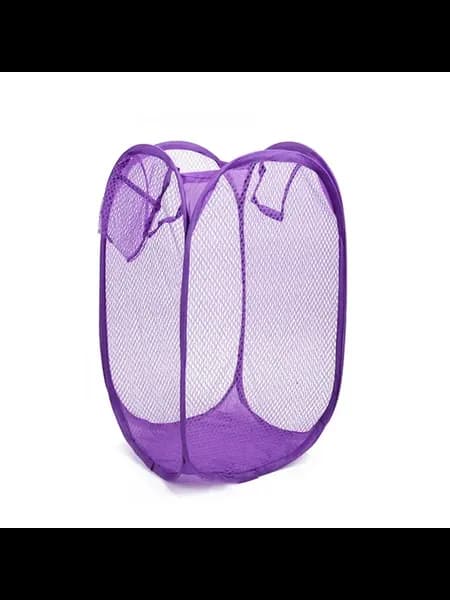Складная сетчатая корзина для белья PURPLE