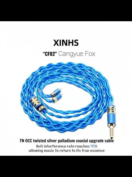 Кабель для наушников XINHS CF06, 4.4mm Recessed 2PIN