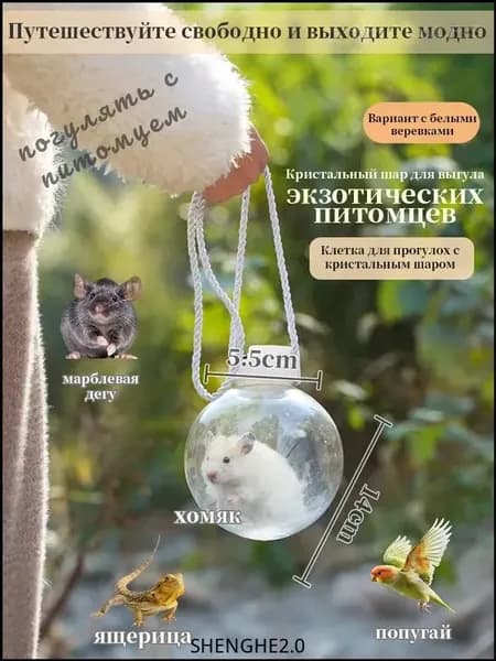 клетка для маленьких домашних животных, прозрачная клетка