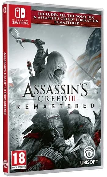 Игра Assassin's Creed 3 (III) Обновленная версия (Nintendo Switch, Русская версия)