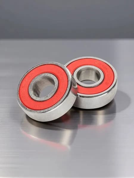 Подшипники ABEC-9 Модель 608RS красный 2 шт