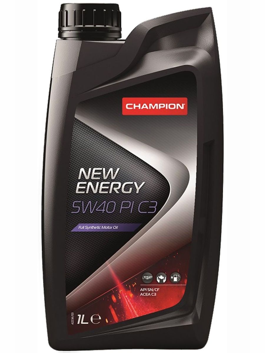 CHAMPION CHAMPION NEW ENERGY PI C3 5W-40 Масло моторное, Синтетическое, 1 л