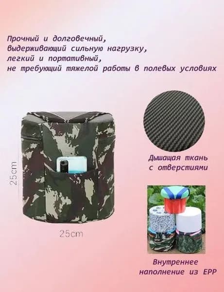 Садовый стул, Пенополиуретанх25х25 см, 1 шт