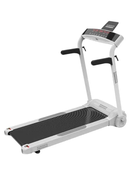 Беговая дорожка Sundays Fitness Middle Line, электрическая, 12 программ, 152х129х73 см, для дома, S02, белая
