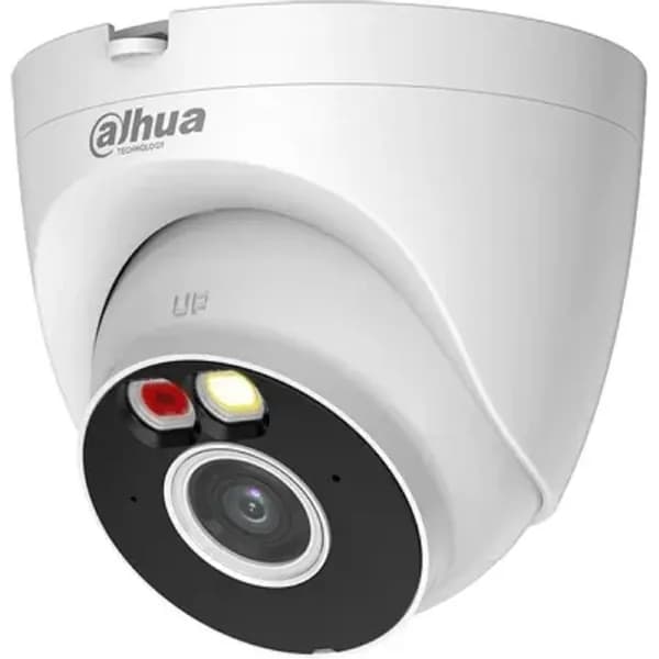 DAHUA Уличная купольная IP - видеокамера с ИК - подсветкой до 30м и LED Wi - Fi 5Мп; 1 2.7 CMOS; 2.8мм IP67 металл, пластик