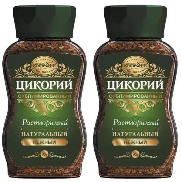 Московская кофейня на паяхъ Цикорий растворимый "Нежный", 95 г, 2 штуки