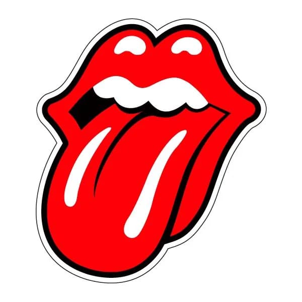 Наклейка The Rolling Stones 13х15 см