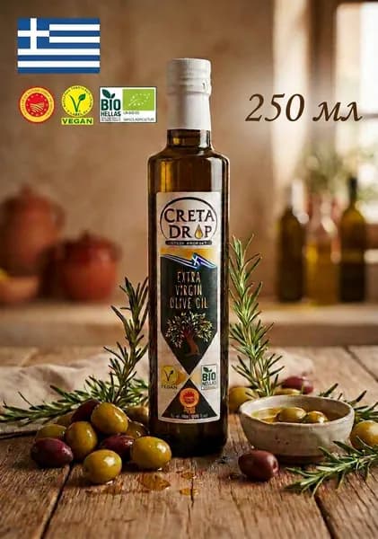 Оливковое масло Extra Virgin Creta Drop 250 мл