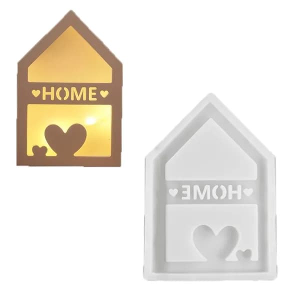 Форма силиконовая Love House для заливки гипса, - Панель 1