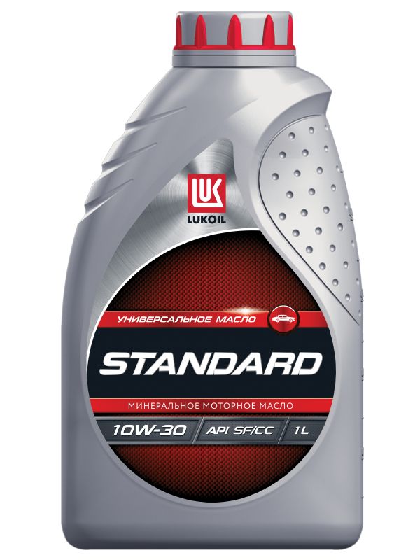 ЛУКОЙЛ (LUKOIL) Standart SF/CC 10W-30 Масло моторное, Минеральное, 1 л