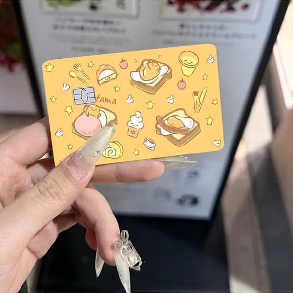 Гудетама Gudetama Card Stickers Наклейка для банковской карты