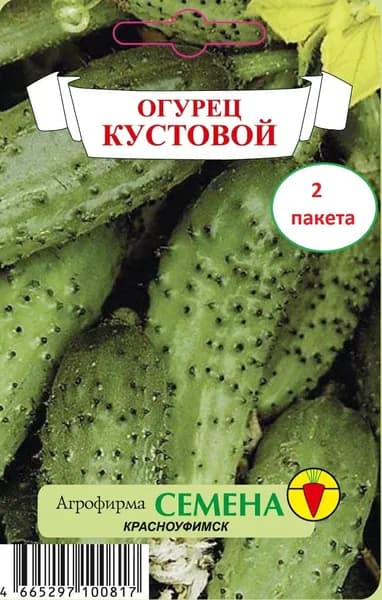 семена огурец кустовой 20 семян / 2 пакета, открытый грунт, ранний, раннеспелый, скороспелый, вкусные, хрустящие