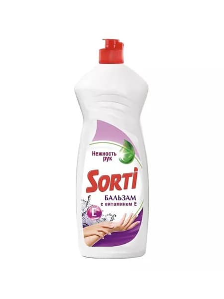 Сорти / Sorti - Бальзам для мытья посуды с Витамином E Нежность рук, 900 мл