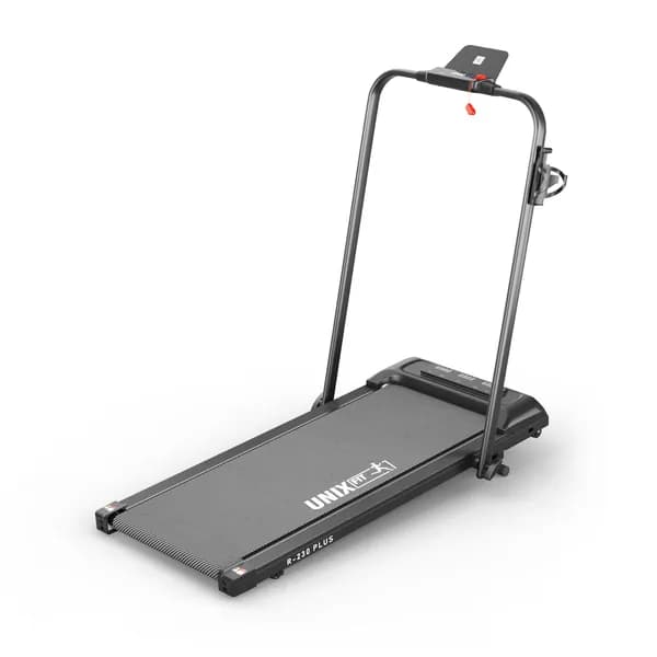 Беговая дорожка для дома UNIX Fit R-230 PLUS компактная, 2 уровня наклона, до 110 кг, беговое полотно 105x40 см, скорость 1-12,5 км/ч