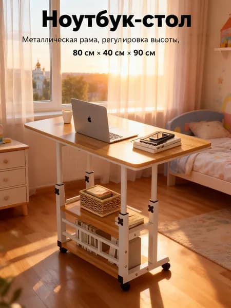 IKEA Столик для ноутбука, 80х40х90 см