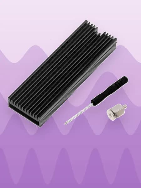 Алюминиевый радиатор для NVMe SSD M.2 2280
