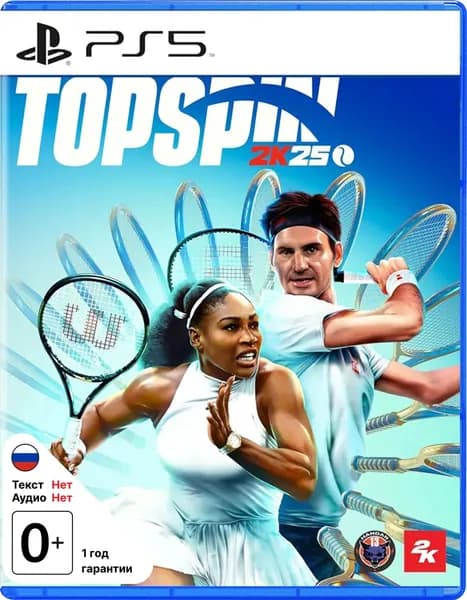 Игра TopSpin 2K25 (PlayStation 5, PlayStation 5 Pro, Английская версия)