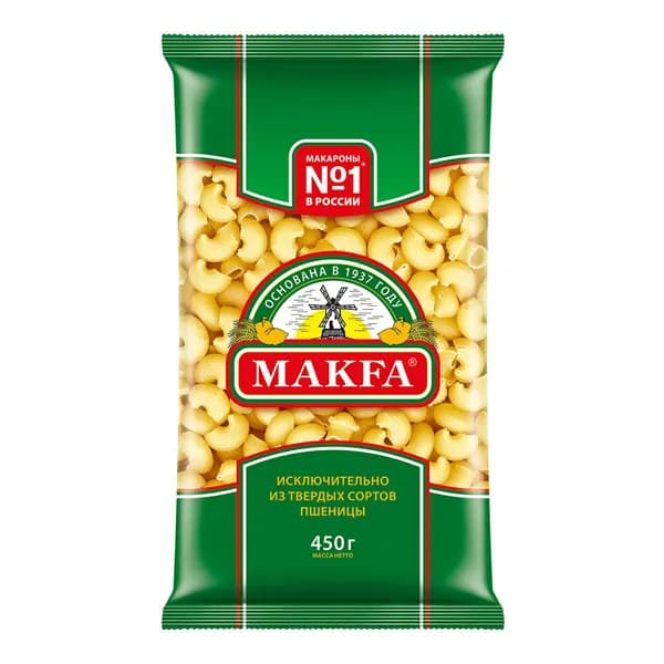 Макаронные изделия Makfa Улитки 450 г