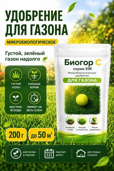 Удобрение "Биогор-С" для газона