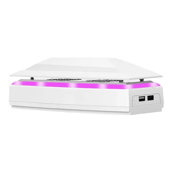 Вентилятор охлаждения для PS5 Slim с RGB-подсветкой и регулировкой скорости вращения