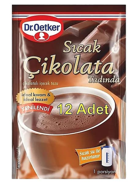 Dr. Oetker Вкус горячего шоколада Dr. Oetker, 12 упаковок