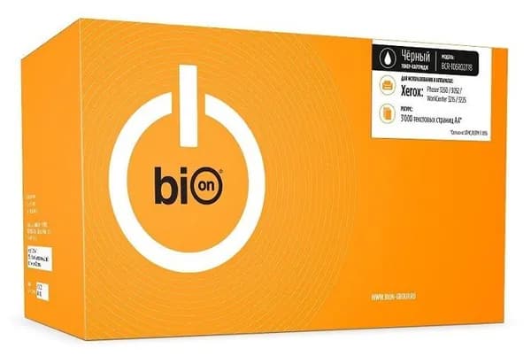Картридж для принтера Bion, черный, BCR-106R02778