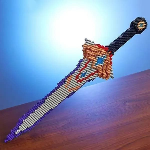 Совместим с новой игрушкой Ultraman Holy Sword от LEGO 40CM