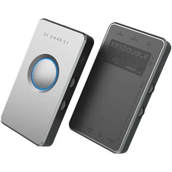 X2 Double SK1 Звуковая карта аудиоинтерфейс микшер, подключение микрофона и гитары 6.35мм, разъем Type-C OTG для телефона и компьютера