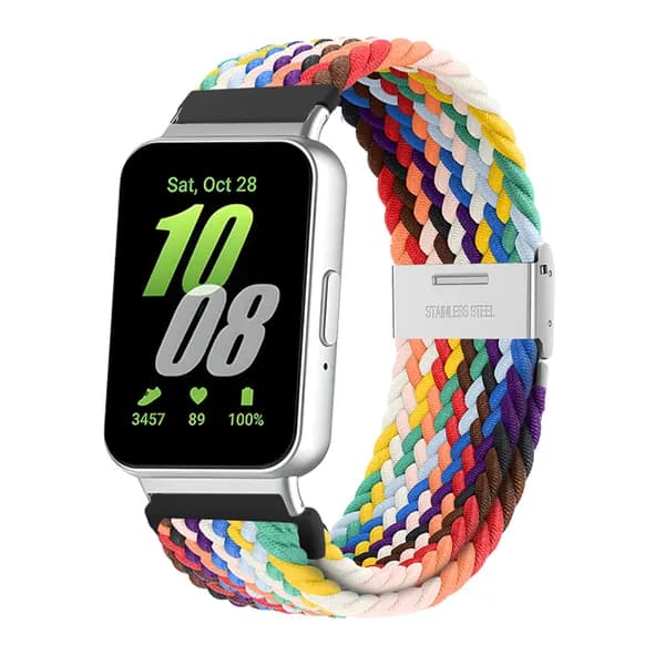Нейлоновый плетеный ремешок Для Samsung Galaxy Fit 3 , Дышащий спортивный ремешок Для Samsung Fit 3, Ремешок-петля