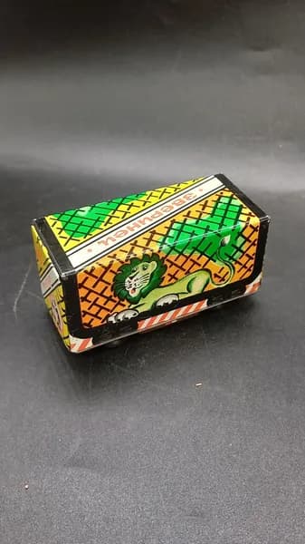 Игрушка Машинка Зверинец винтажная советская, металл, СССР