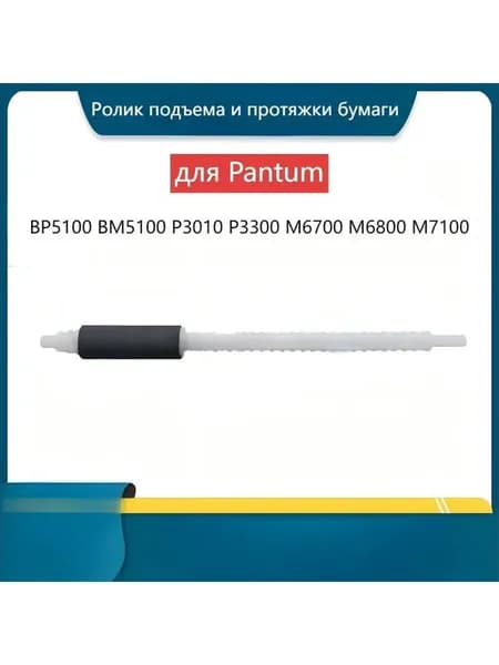 Расходник для печати Ролик подъема и протяжки бумаги для Pantum BP5100 BM5100 P3010 P3300 M6700 M6800 M7100, совместимый, Черный матовый (matte black)
