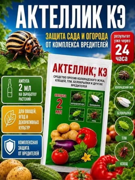 Инсекцид Актеллик КЭ 1 шт по 2мл