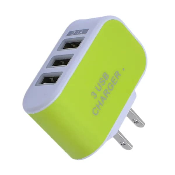3 Порта Светящийся Блок Зарядки USB С Несколькими Портами