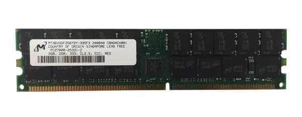 Micron Оперативная память DDR, 333 МГц, 1 x (MT36VDDF25672Y-335F3)