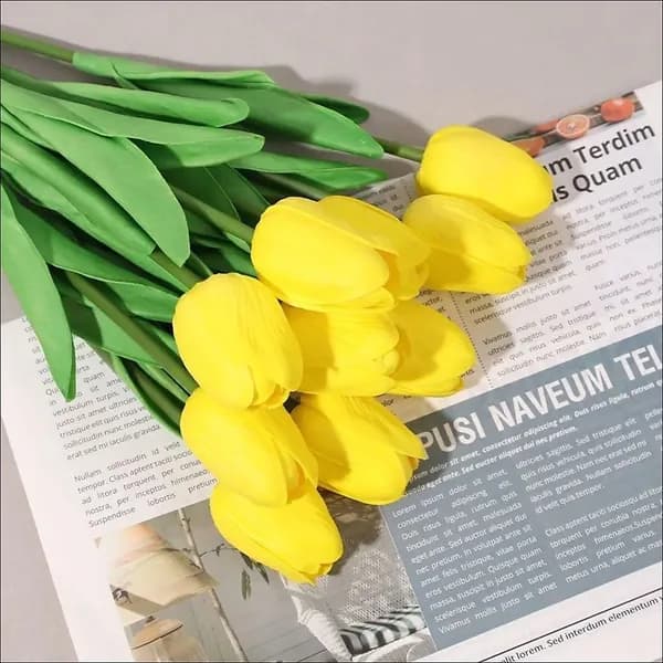Стабилизированные цветы Тюльпан, 34 см, 3 шт