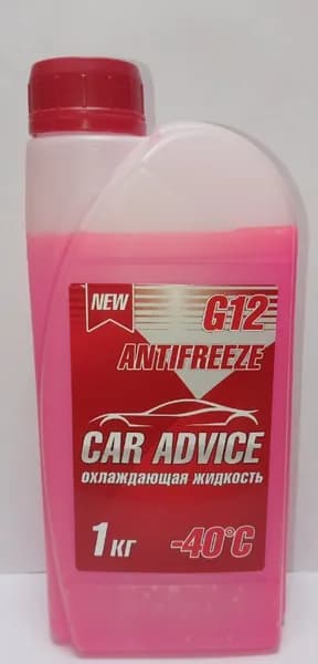 Антифриз G12 Car Advice красный 1л