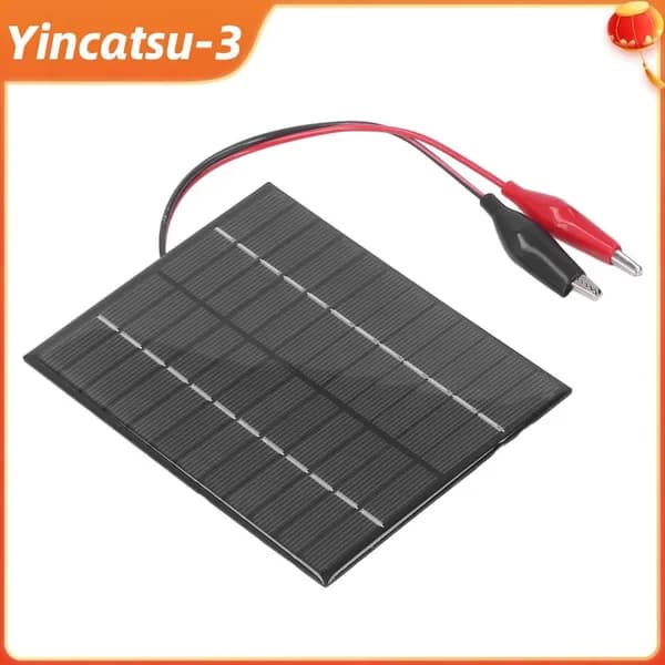 2W 12V Солярная панель, Высокий КПД, для портативных зарядных устройств